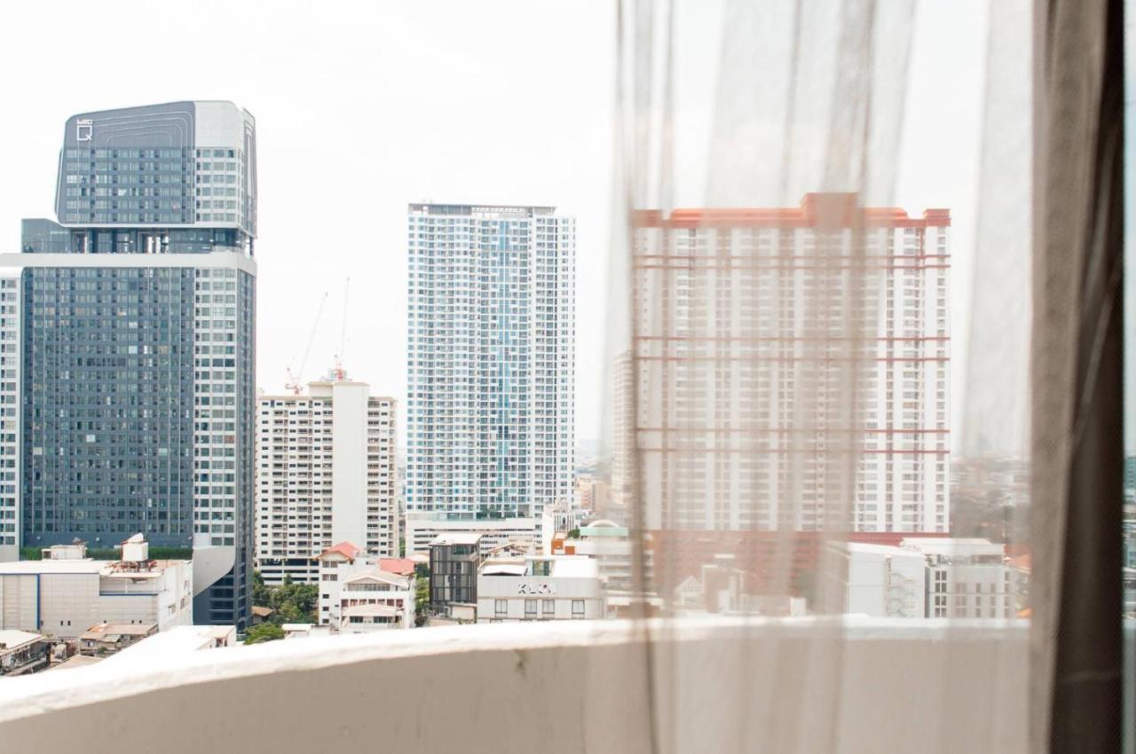 Cozy 1Br Walk To Bts And Airport Rail Link Close To Malls T بانكوك المظهر الخارجي الصورة