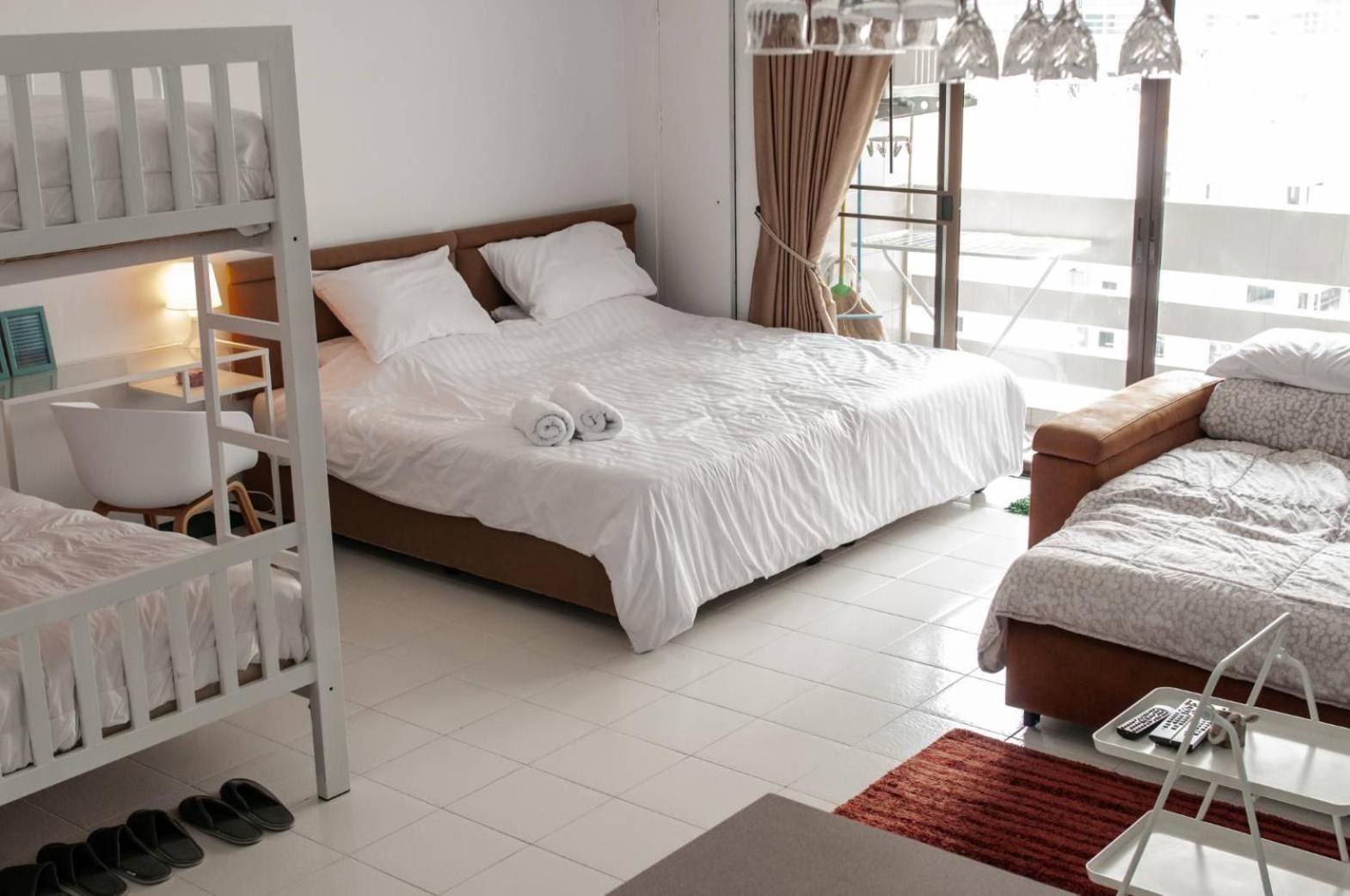Cozy 1Br Walk To Bts And Airport Rail Link Close To Malls T بانكوك المظهر الخارجي الصورة